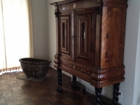 10 ivory inlaid cabinet showing legs