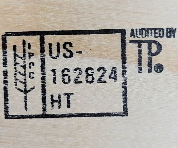 ISPM 15 CERTIFIED